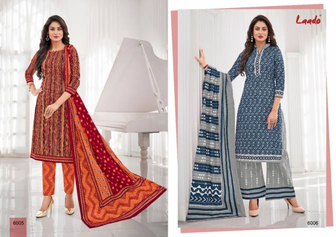 Laado 60 Latest Regular Wear Cotton Printed Dress Material COllection